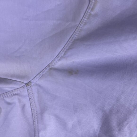Patagonia Wom Sz M Adze Hybrid Hoody  Purple Lila Soft shell Jacket Stained Read - Picture 13 of 16
